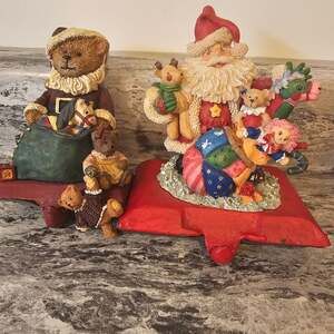 Vintage Santa Claus with Bag of Toys Figurine
